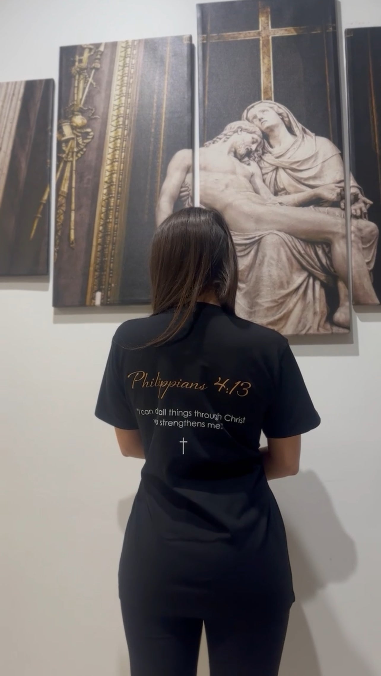 Philippians 4:13 - BLACK - T-Shirt