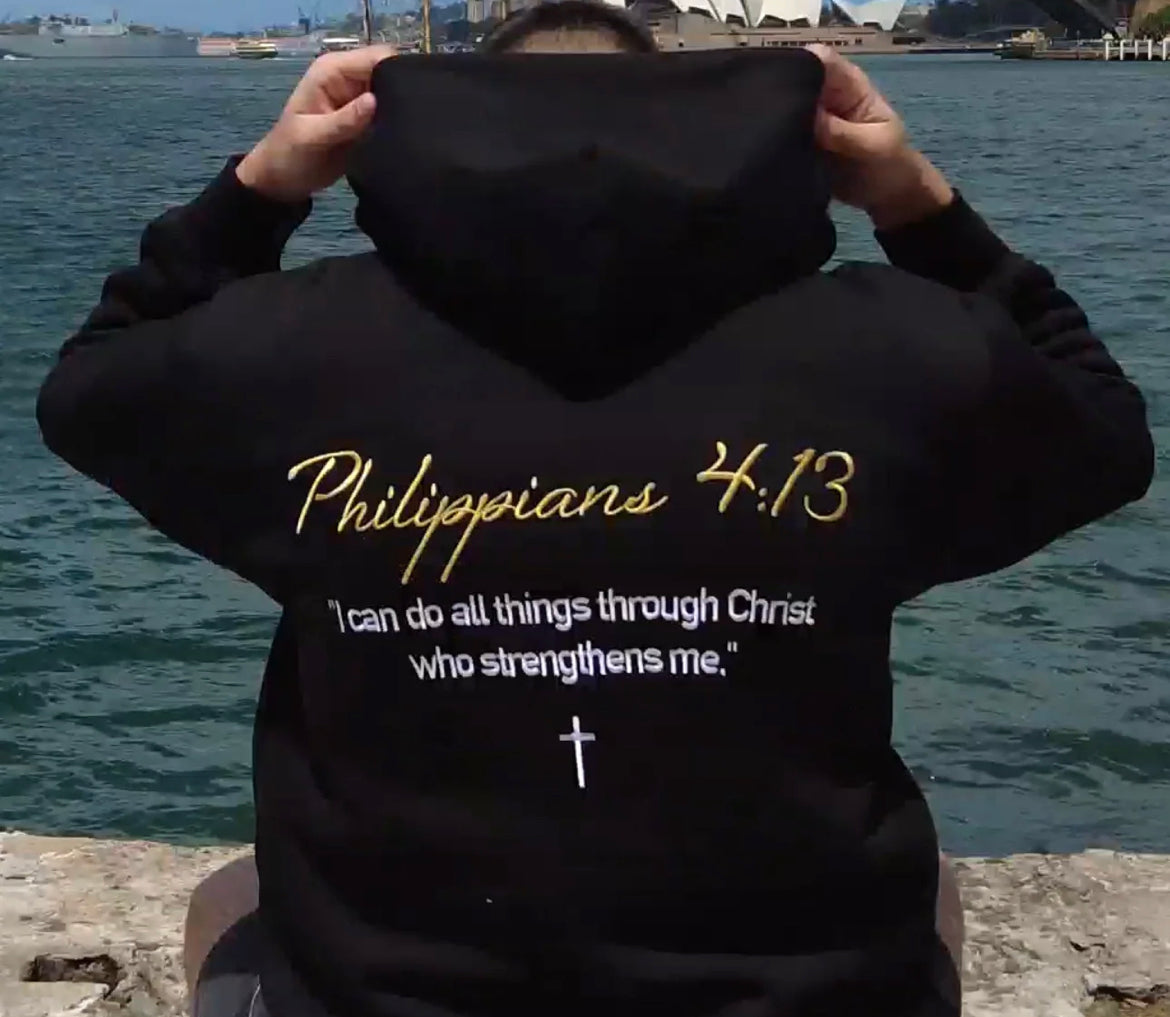 Philippians 4:13- Golden Rule Collection - BLACK