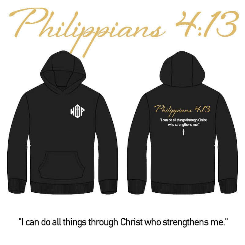 Philippians 4:13- Golden Rule Collection - BLACK