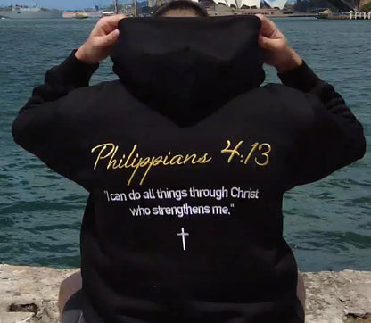 Philippians 4:13- Golden Rule Collection - BLACK