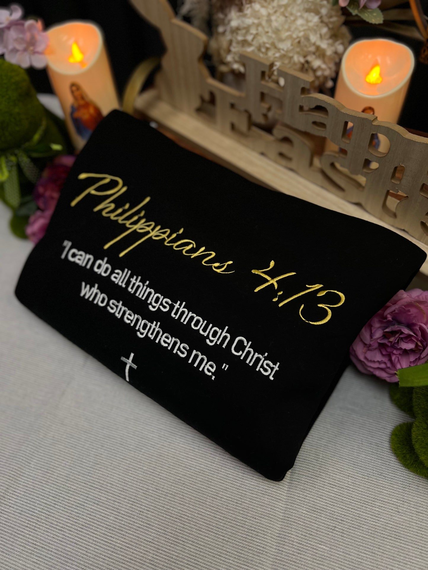 Kids - Philippians 4:13- Golden Rule Collection - BLACK