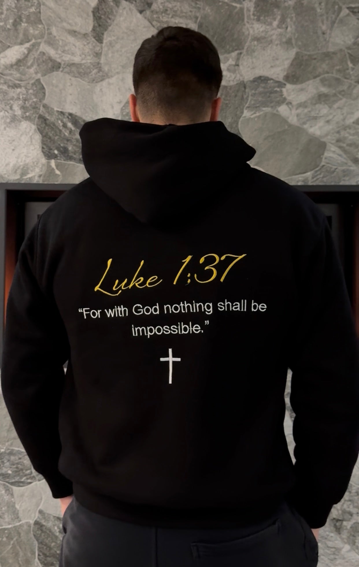Luke 1:37 - Golden Rule Collection - BLACK