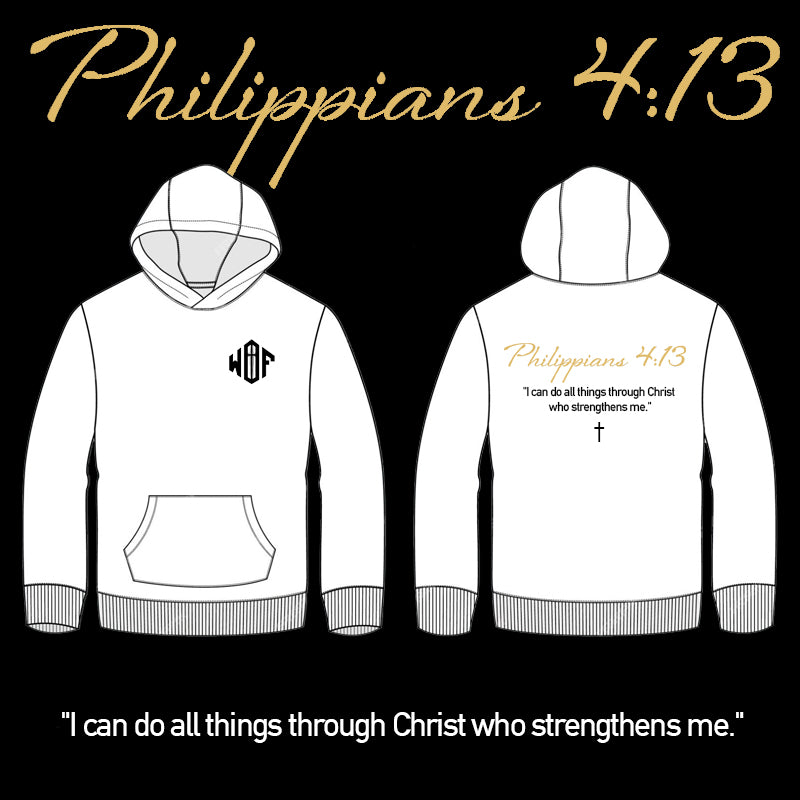Philippians 4:13- Golden Rule Collection - WHITE